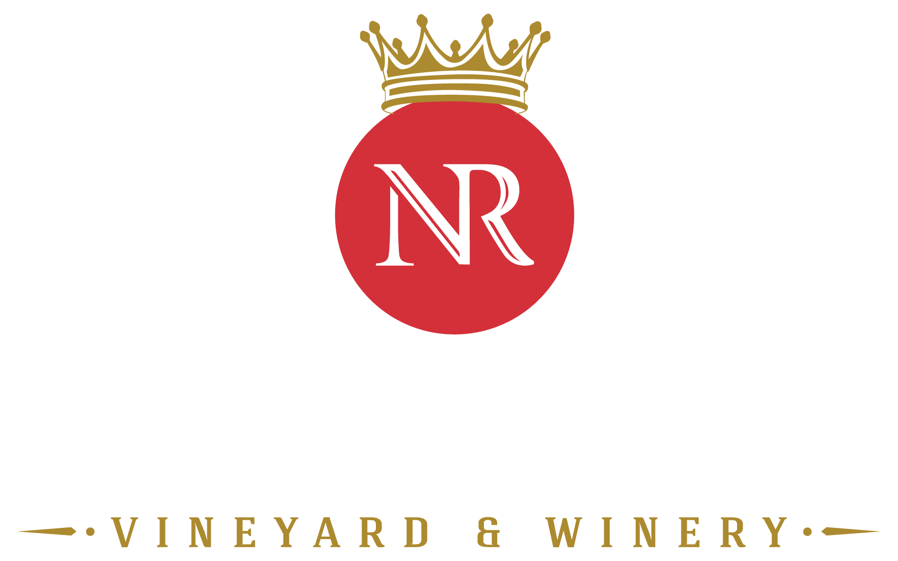 Noble Ridge Vineyards & Winery Scrolled light version of the logo (Link to homepage)