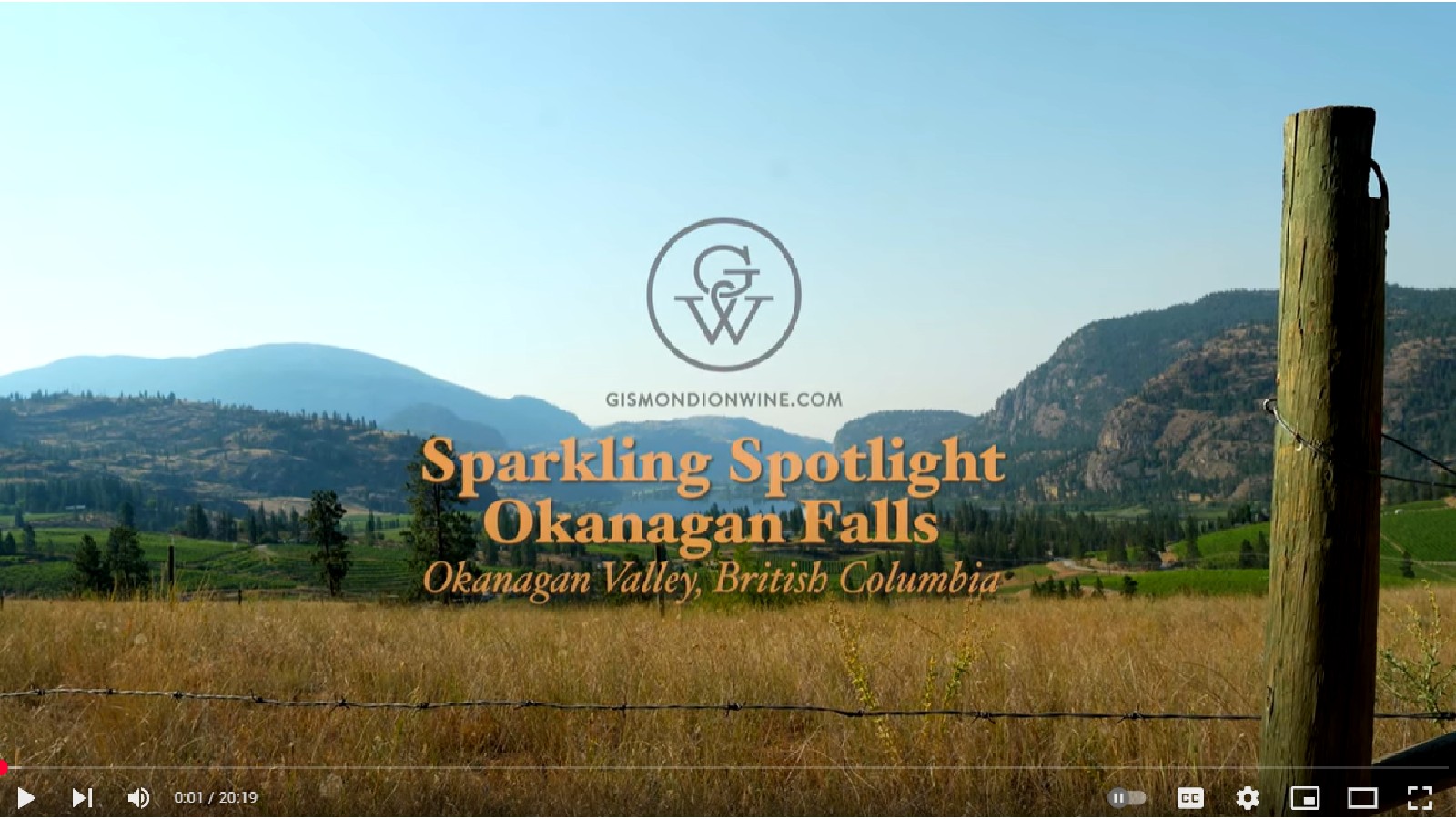 Sparkling wines in Okanagan Falls, BC